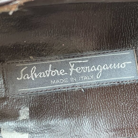 Salvatore Ferragamo suede cap toe chocolate brown lace up oxford shoes main image 15